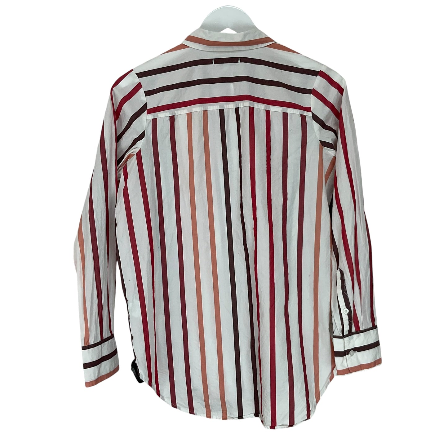 Top Long Sleeve By Madewell In Striped Pattern, Size: Xs