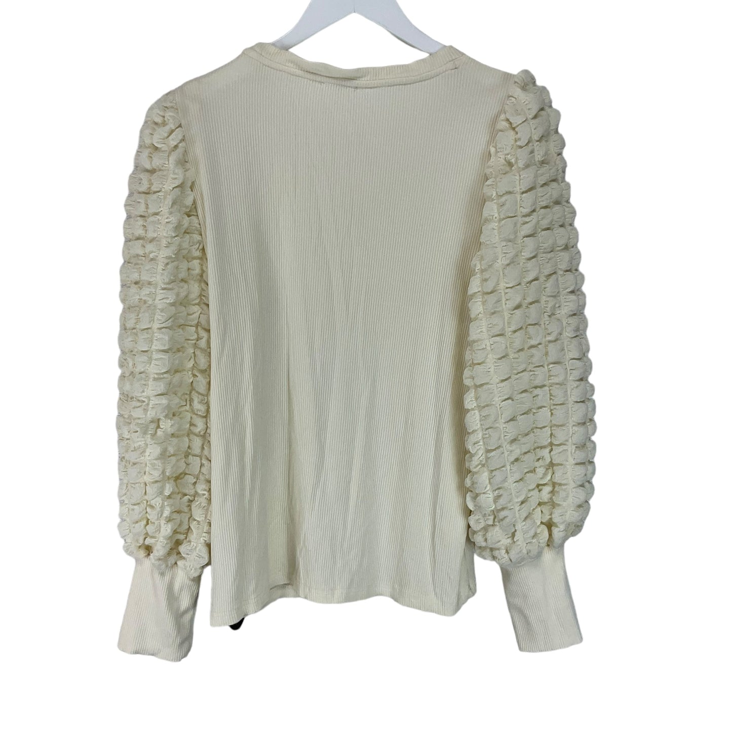 Cream Top Long Sleeve Jodifl, Size M