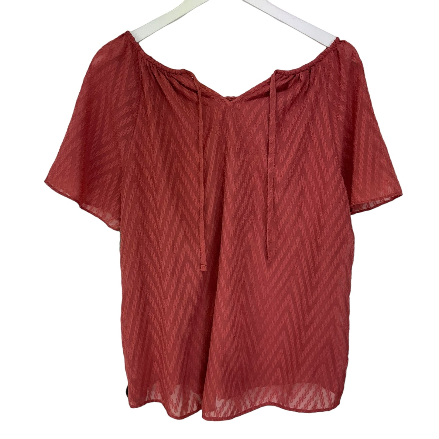 Top Short Sleeve By Lc Lauren Conrad  Size: L