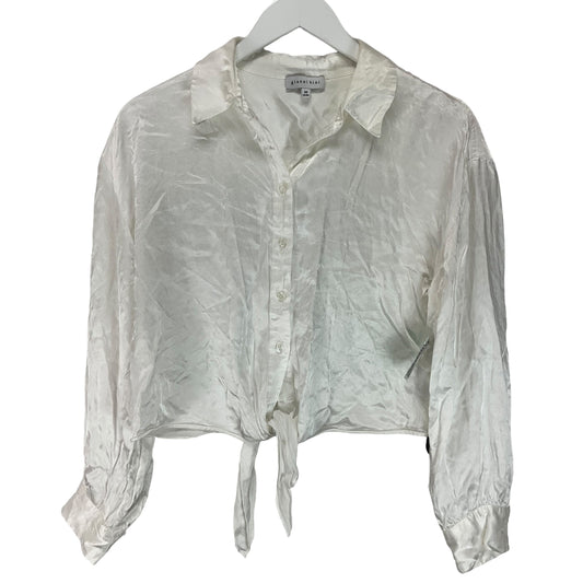 White Top Long Sleeve Gianni Bini, Size M