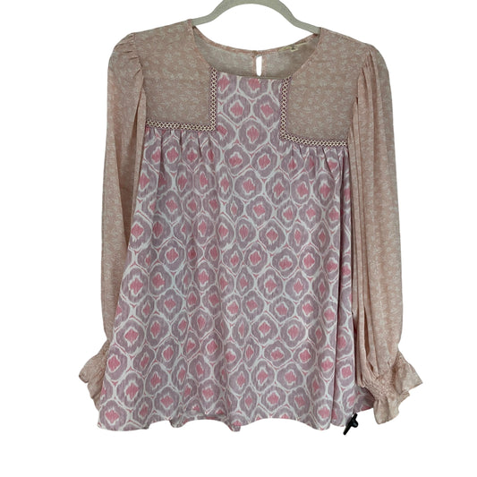 Top Long Sleeve By Entro In Pink, Size: 2x