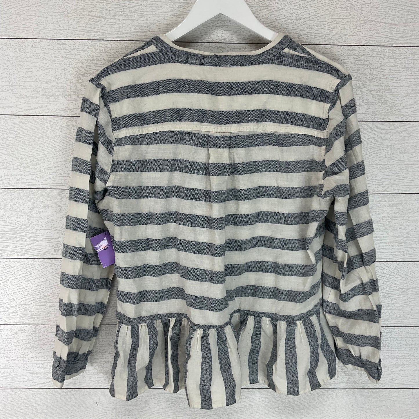 Striped Pattern Top Long Sleeve Lucky Brand, Size L