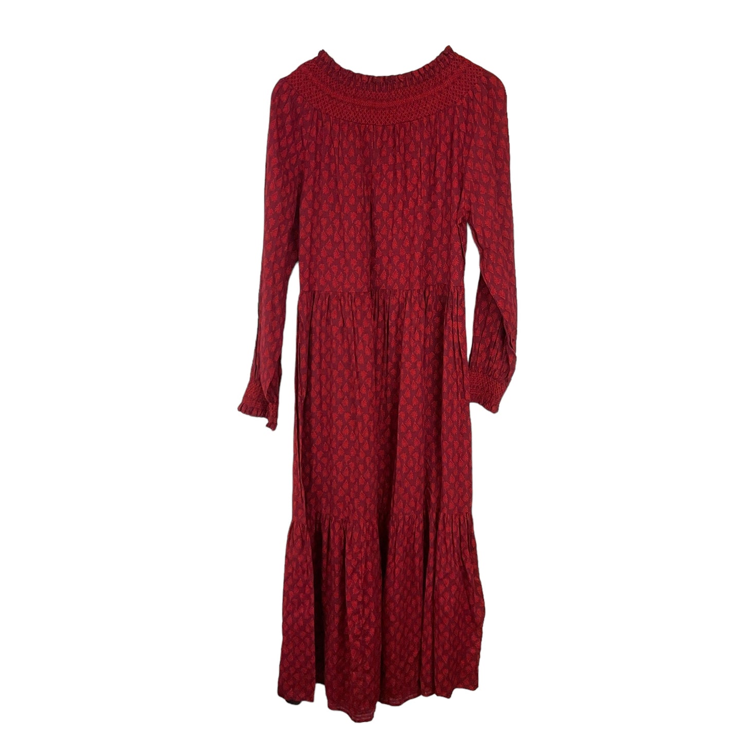 Red Dress Casual Maxi Universal Thread, Size M