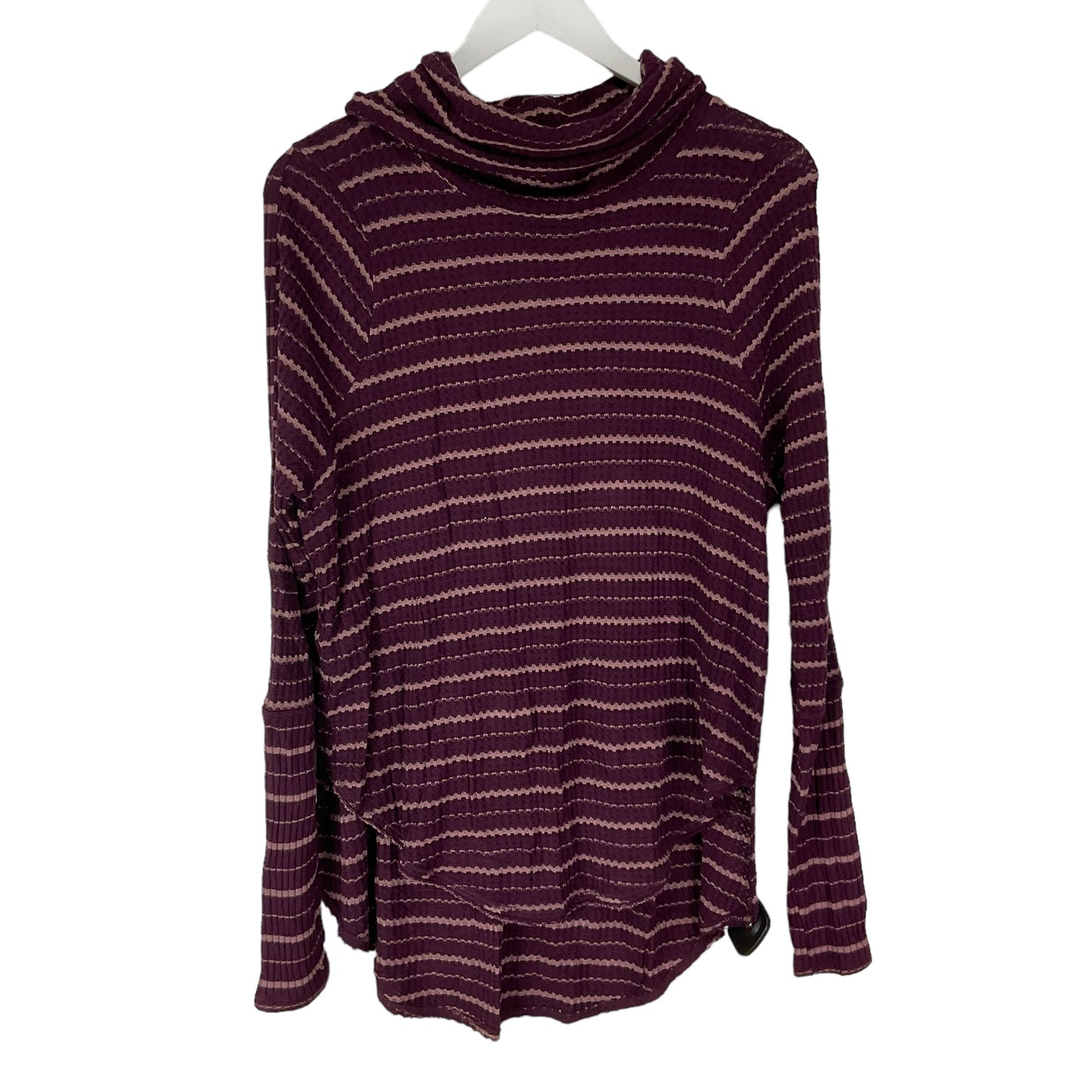 Top Long Sleeve By We The Free In Purple, Size: M