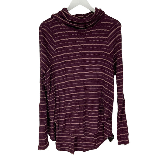 Top Long Sleeve By We The Free In Purple, Size: M