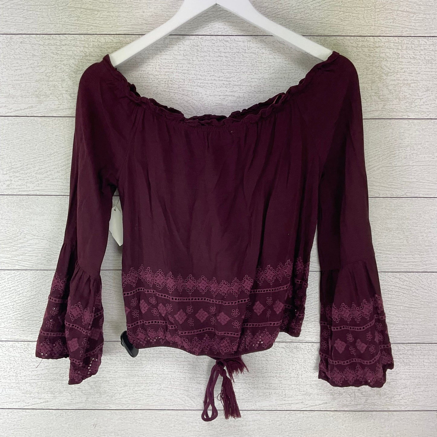 Top Long Sleeve By Altard State In Purple, Size: S