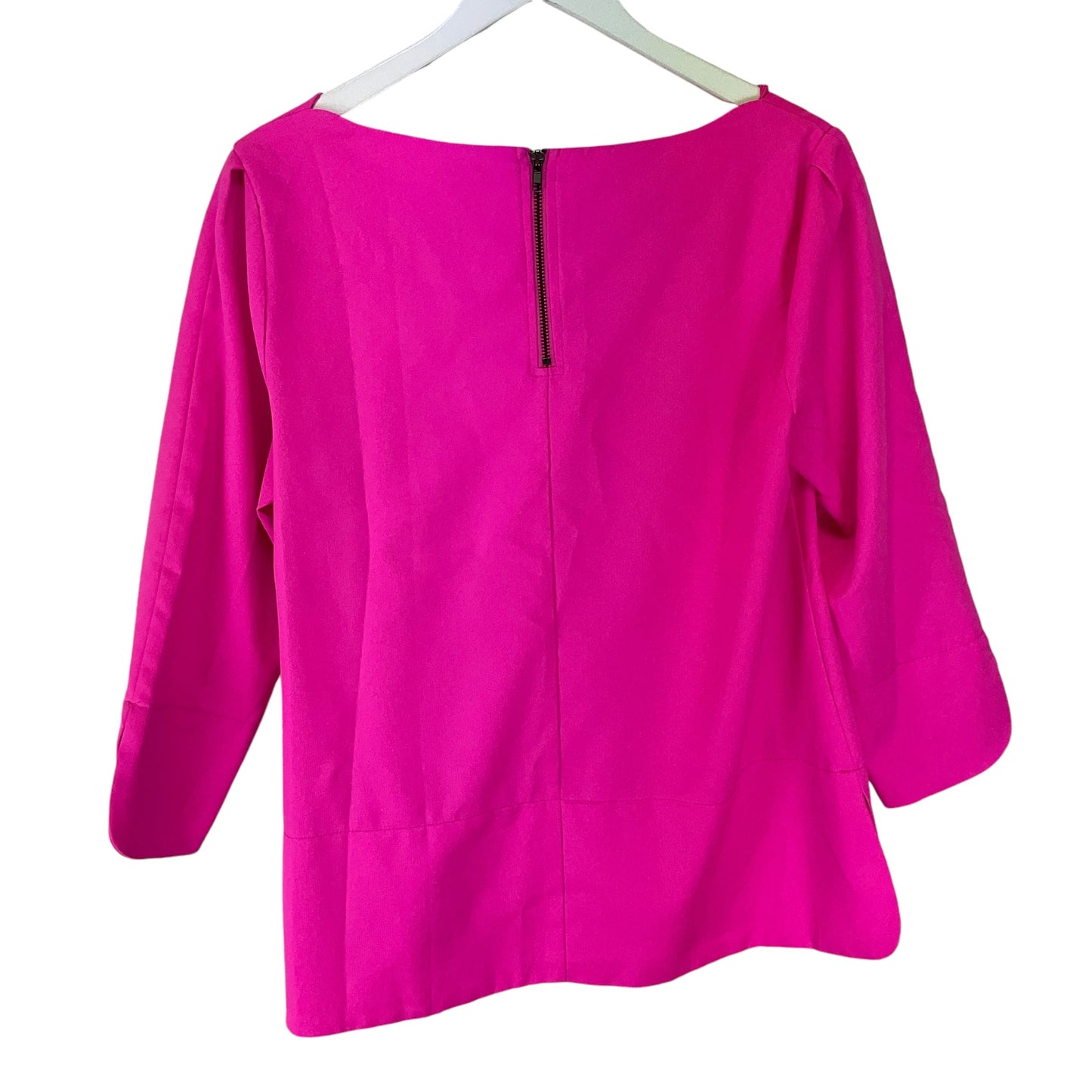 Top Long Sleeve Basic By Umgee In Pink, Size: L