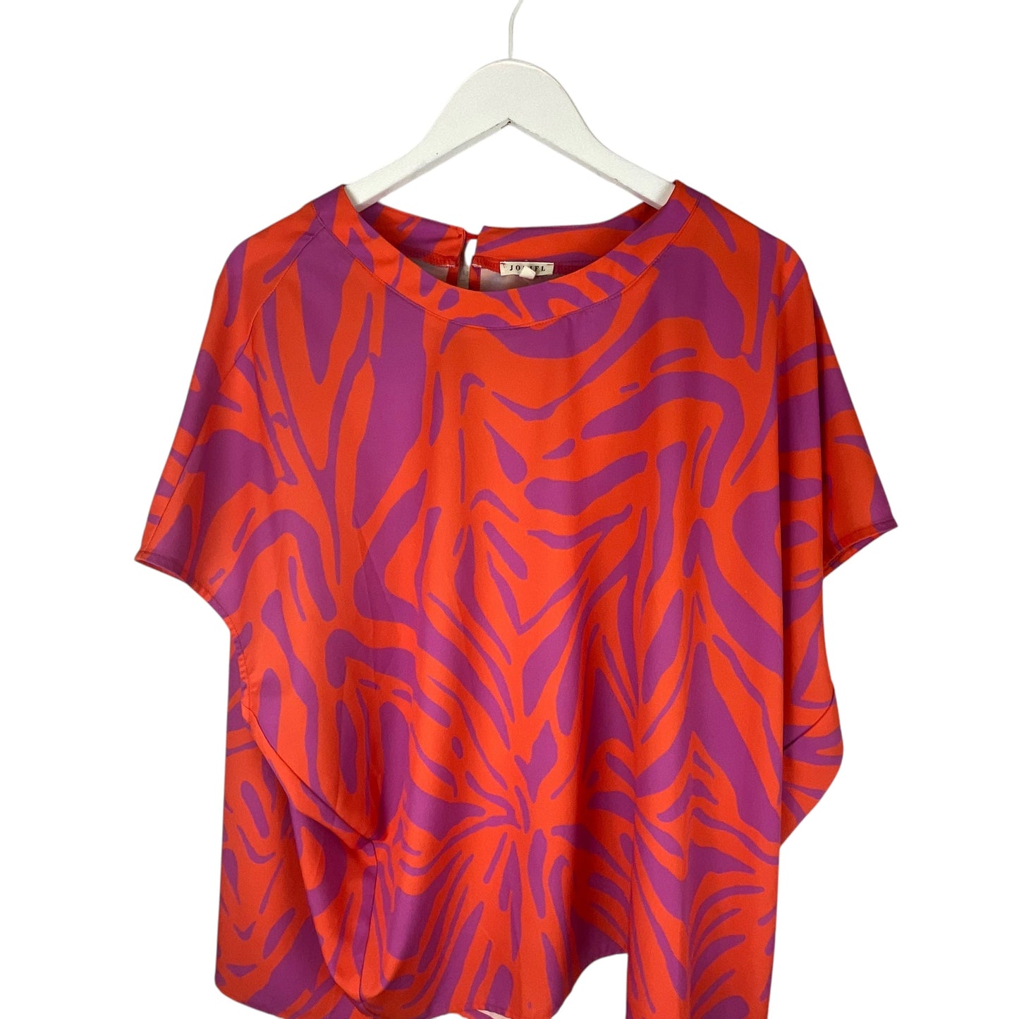 Top Short Sleeve By Jodifl In Orange, Size: L