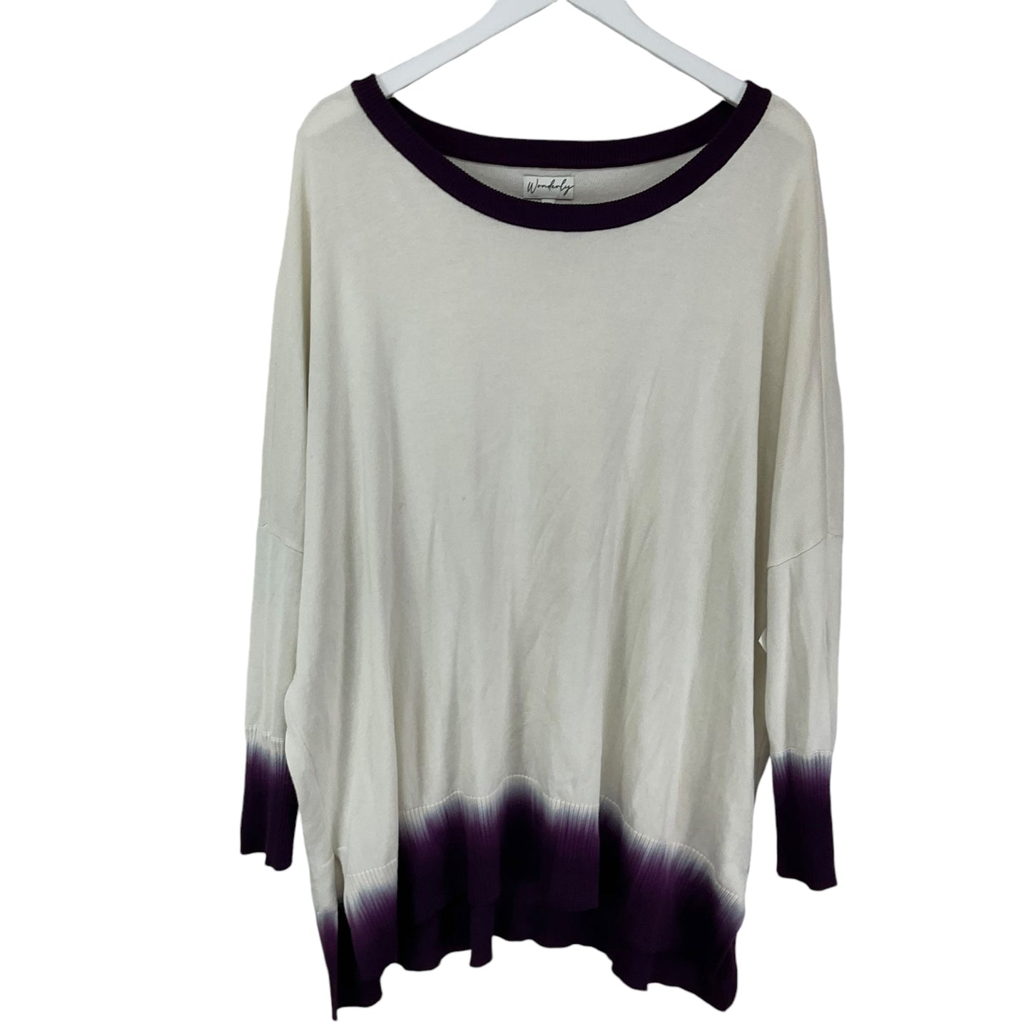 Top Long Sleeve By Wonderly In White, Size: Xl