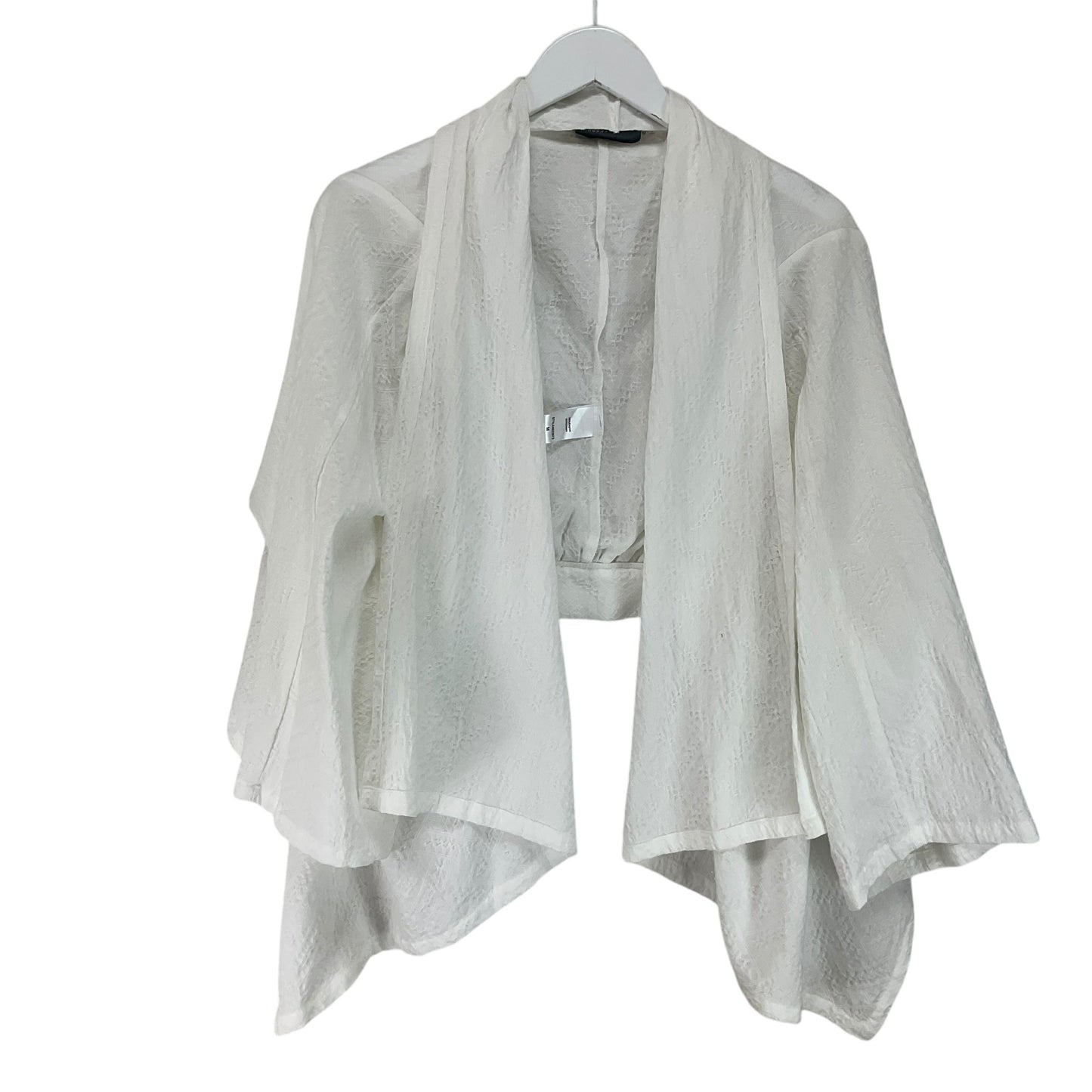 Top Long Sleeve By Hudson In White, Size: M