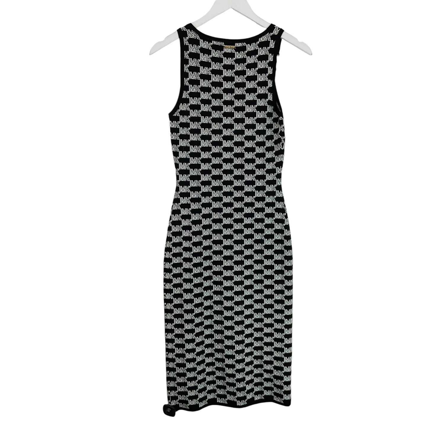 Dress Casual Midi By Michael By Michael Kors In Black & White, Size: Xs