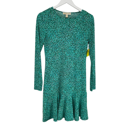 Dress Casual Midi By Michael By Michael Kors In Green, Size: S