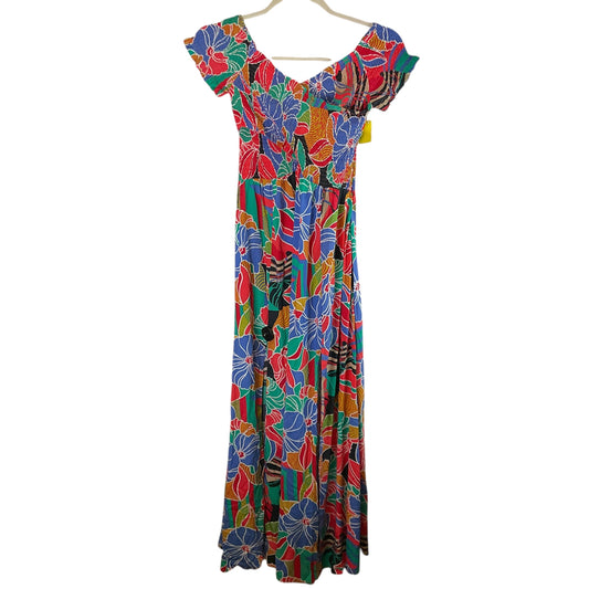 Dress Casual Maxi By Aakaa In Multi-colored, Size: L