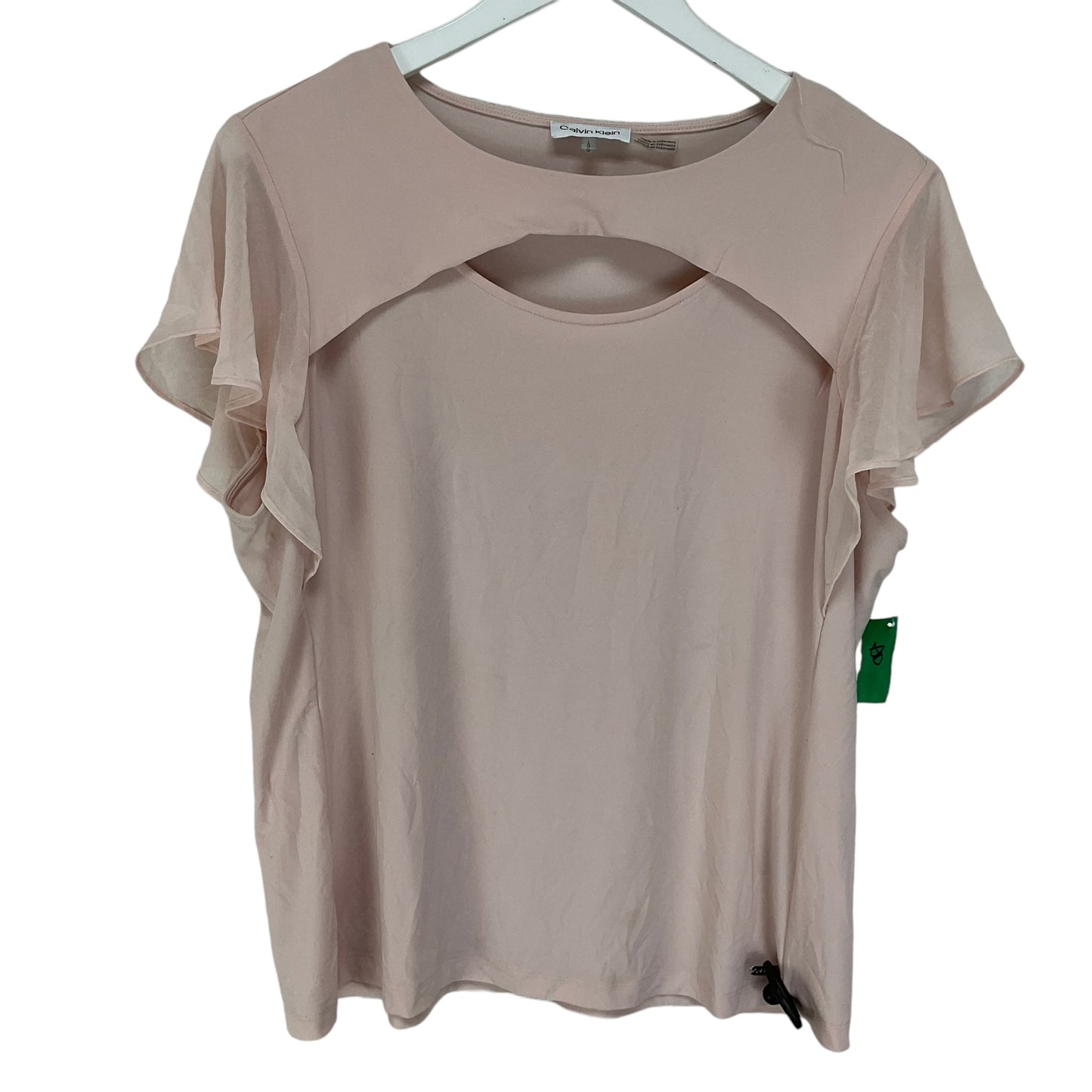 Top Short Sleeve Basic By Calvin Klein  Size: L