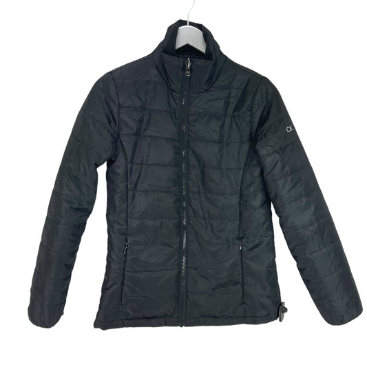 Jacket Puffer & Quilted By Calvin Klein In Black, Size: Xs