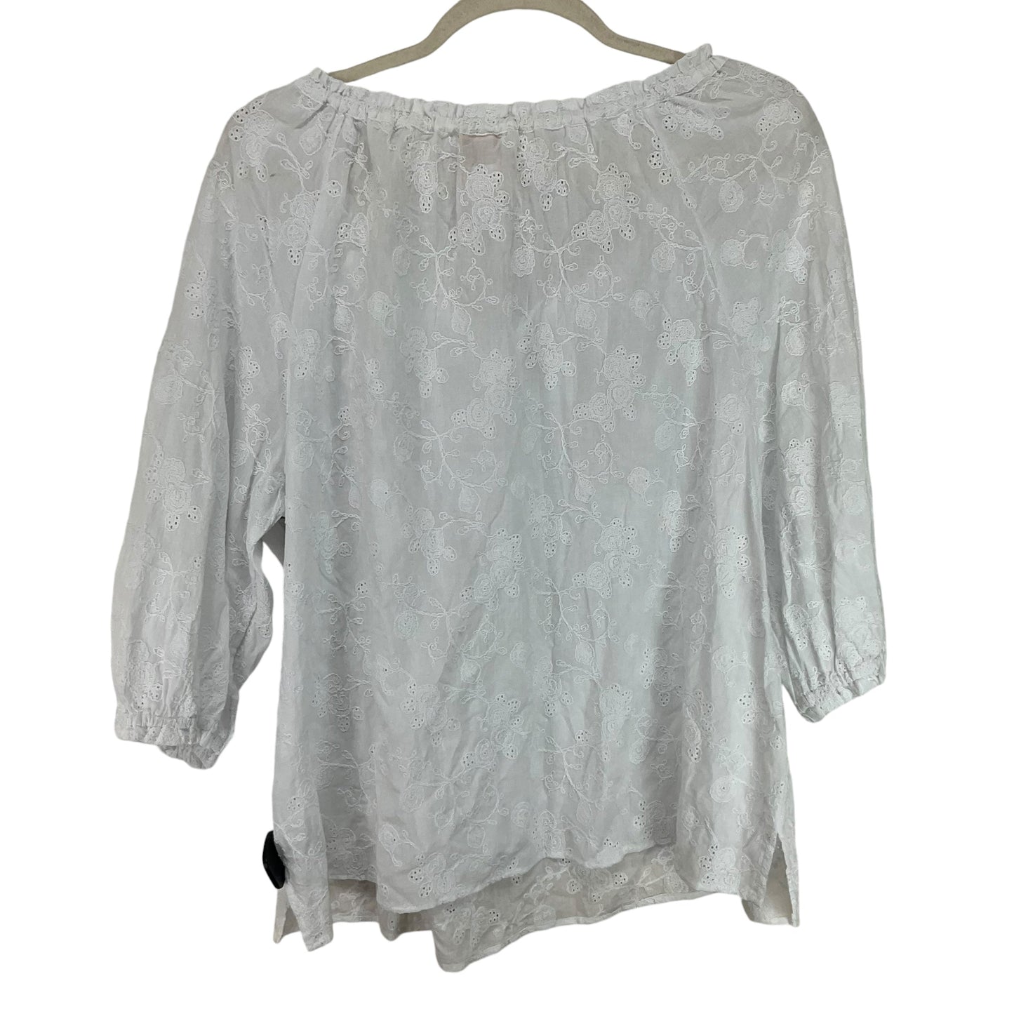 Top Long Sleeve Basic By Ruby Rd In White, Size: 2x