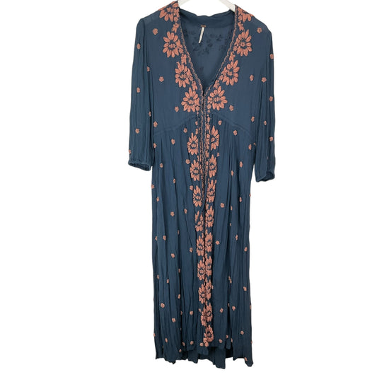 Dress Casual Maxi By Free People In Blue, Size: M