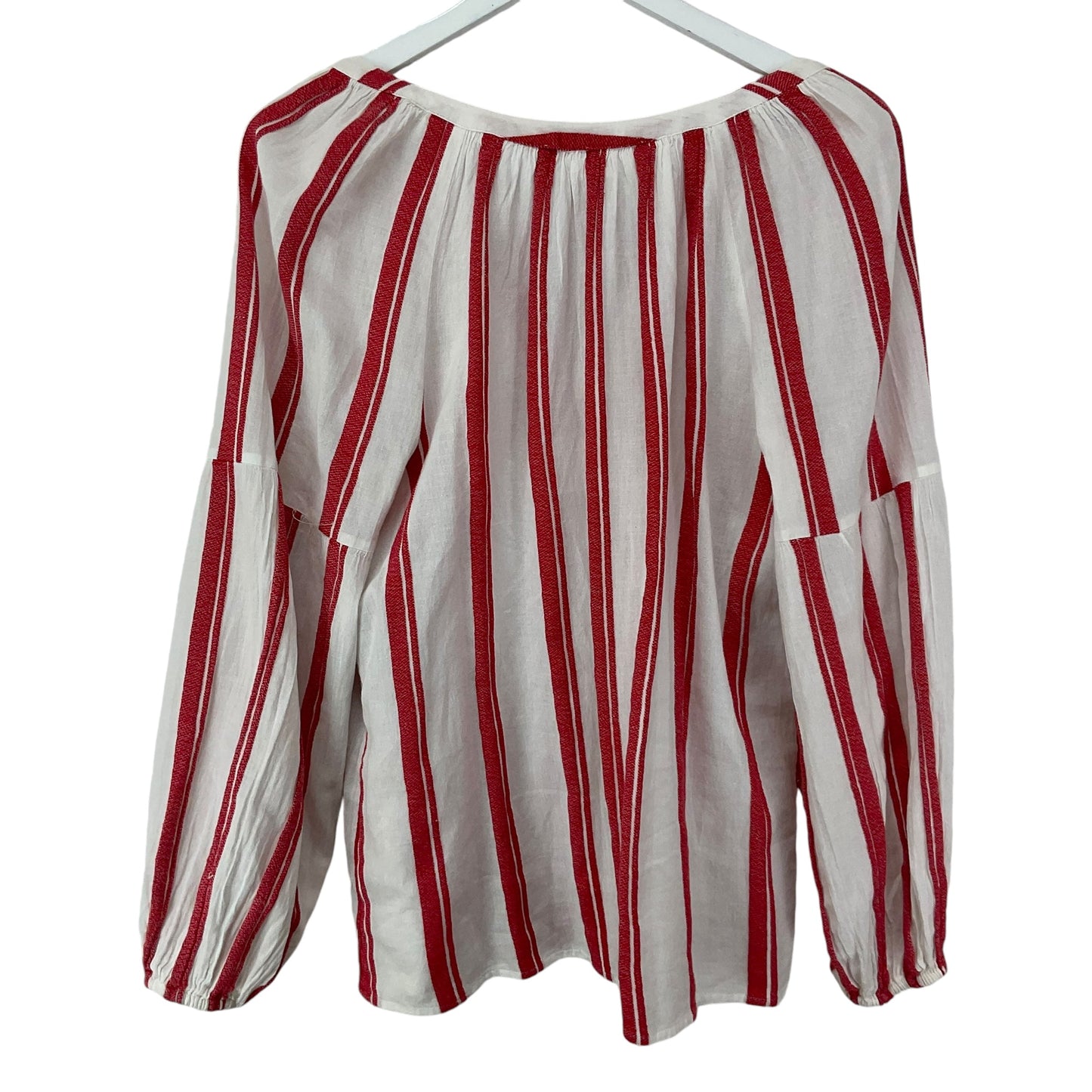 Top Long Sleeve By Gap In Striped Pattern, Size: L