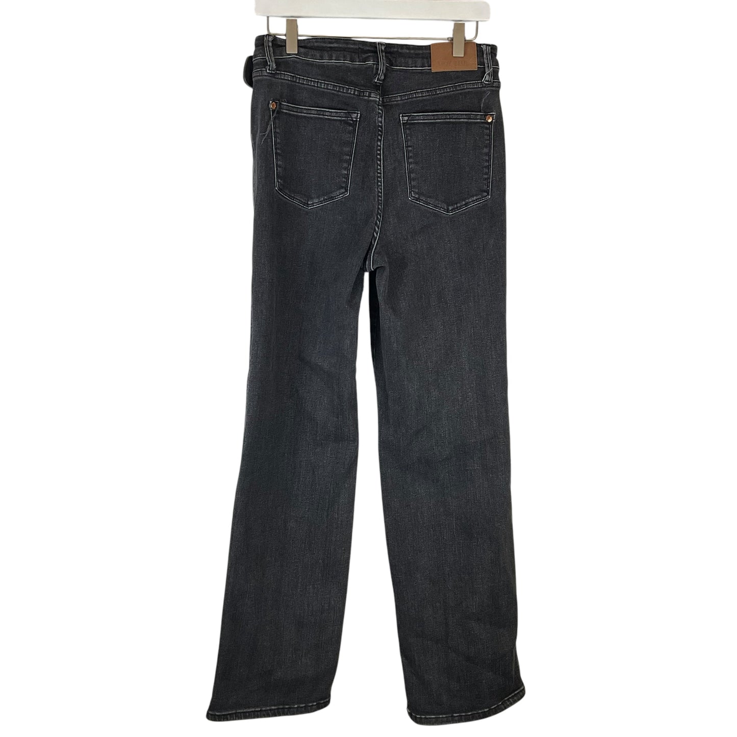 Jeans Straight By Judy Blue In Black Denim, Size: 12