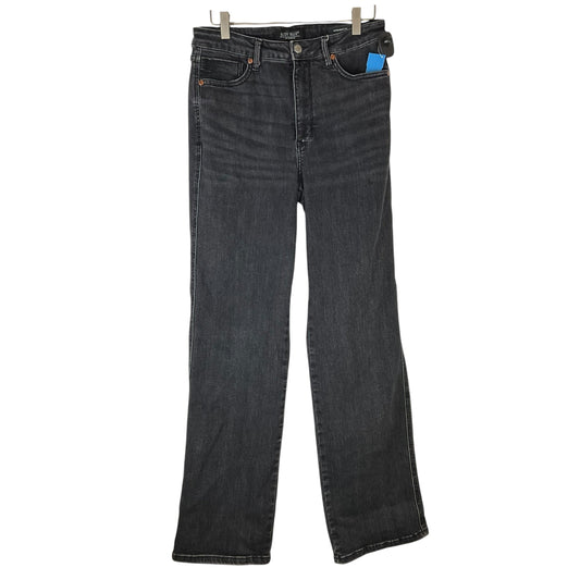 Jeans Straight By Judy Blue In Black Denim, Size: 12