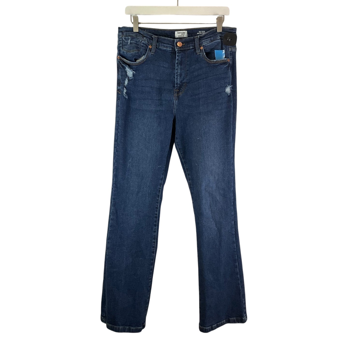 Jeans Boot Cut By Kensie In Blue Denim, Size: 12