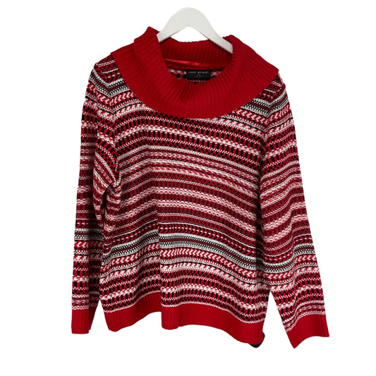 Sweater By Lane Bryant In Red, Size: 1x