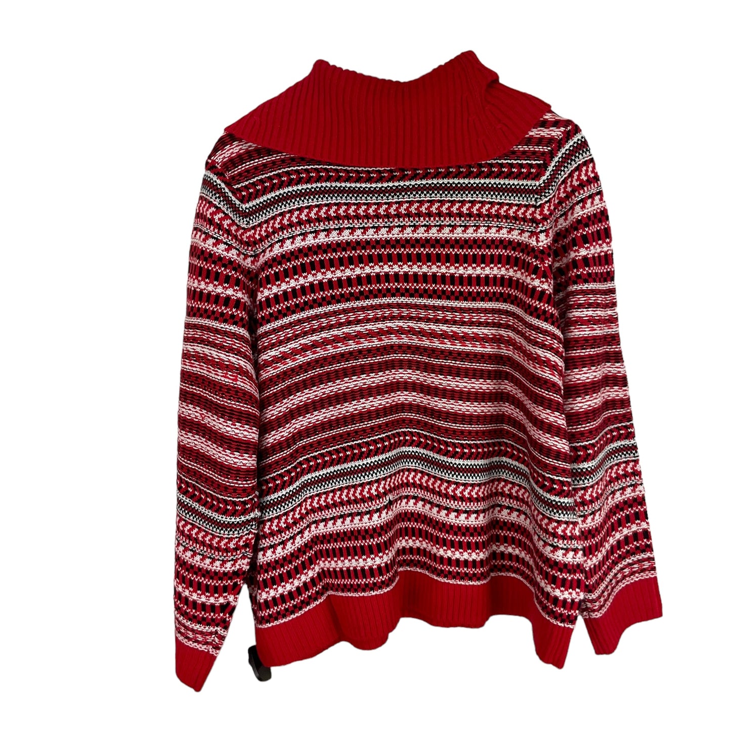 Sweater By Lane Bryant In Red, Size: 1x