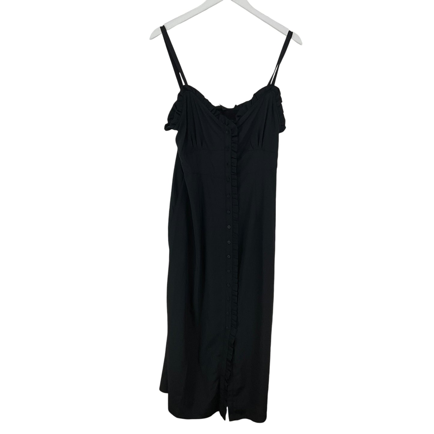 Dress Casual Maxi By Top Shop In Black, Size: 8