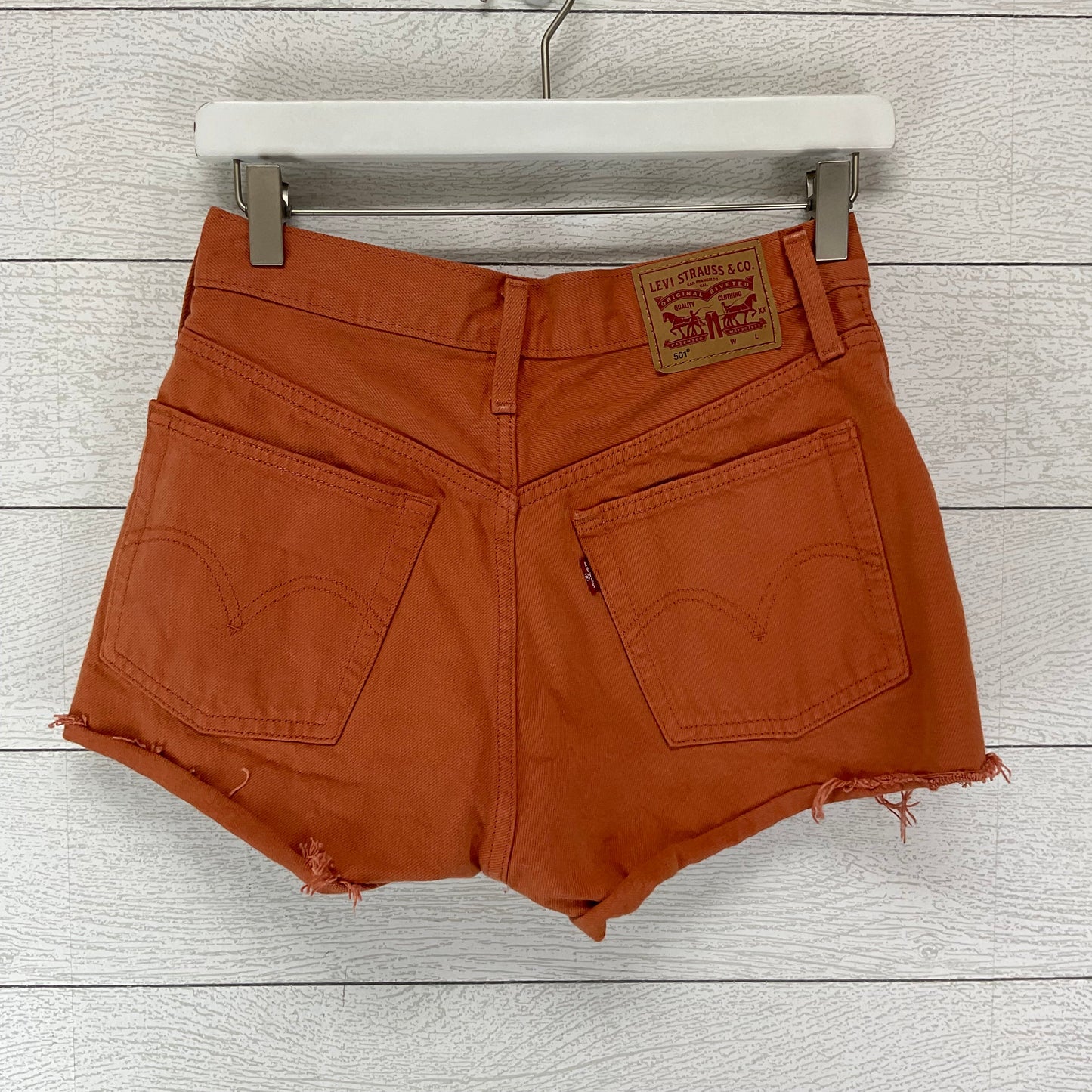 Orange Shorts Levis, Size 4