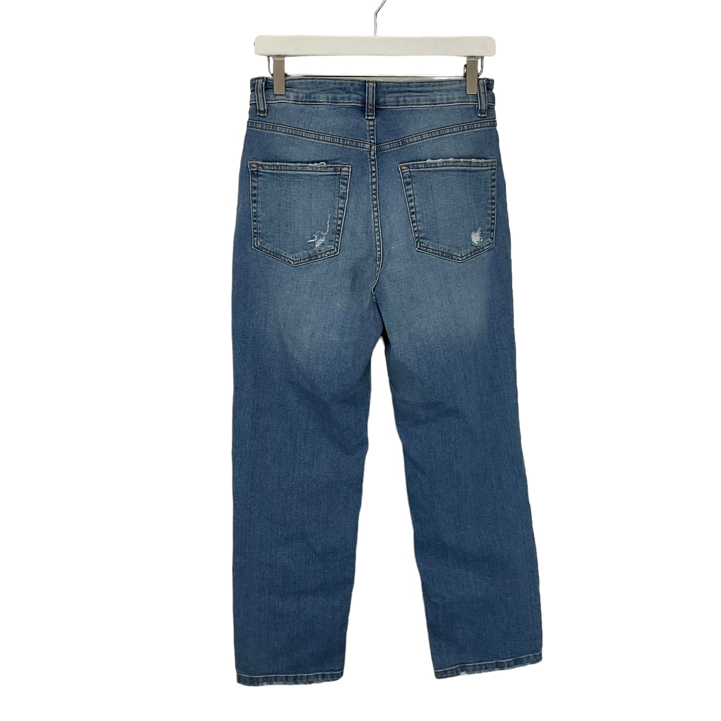 Blue Denim Jeans Straight Clothes Mentor, Size M