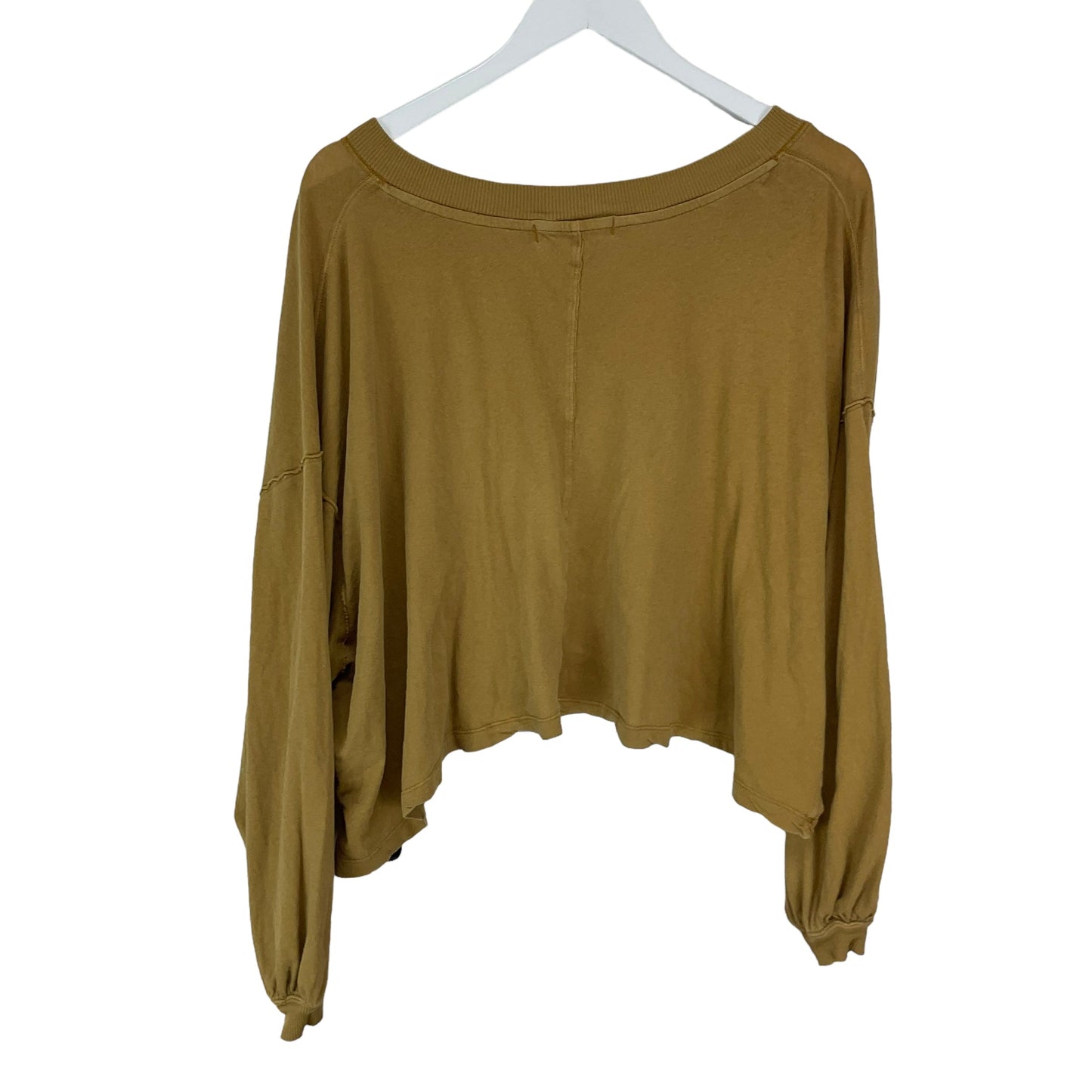 Yellow Top Long Sleeve We The Free, Size Xs
