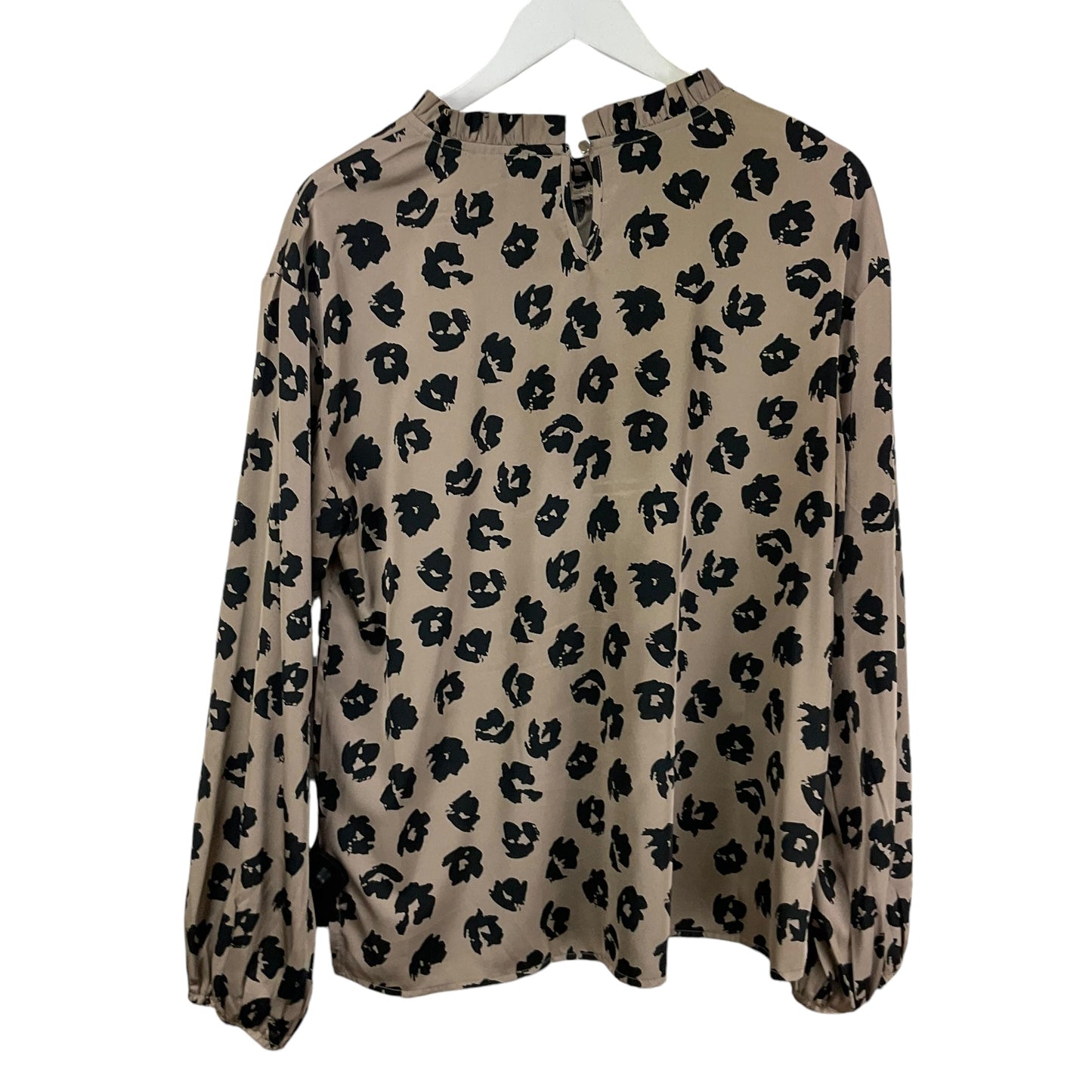 Top Long Sleeve By Otbt In Brown, Size: Xl