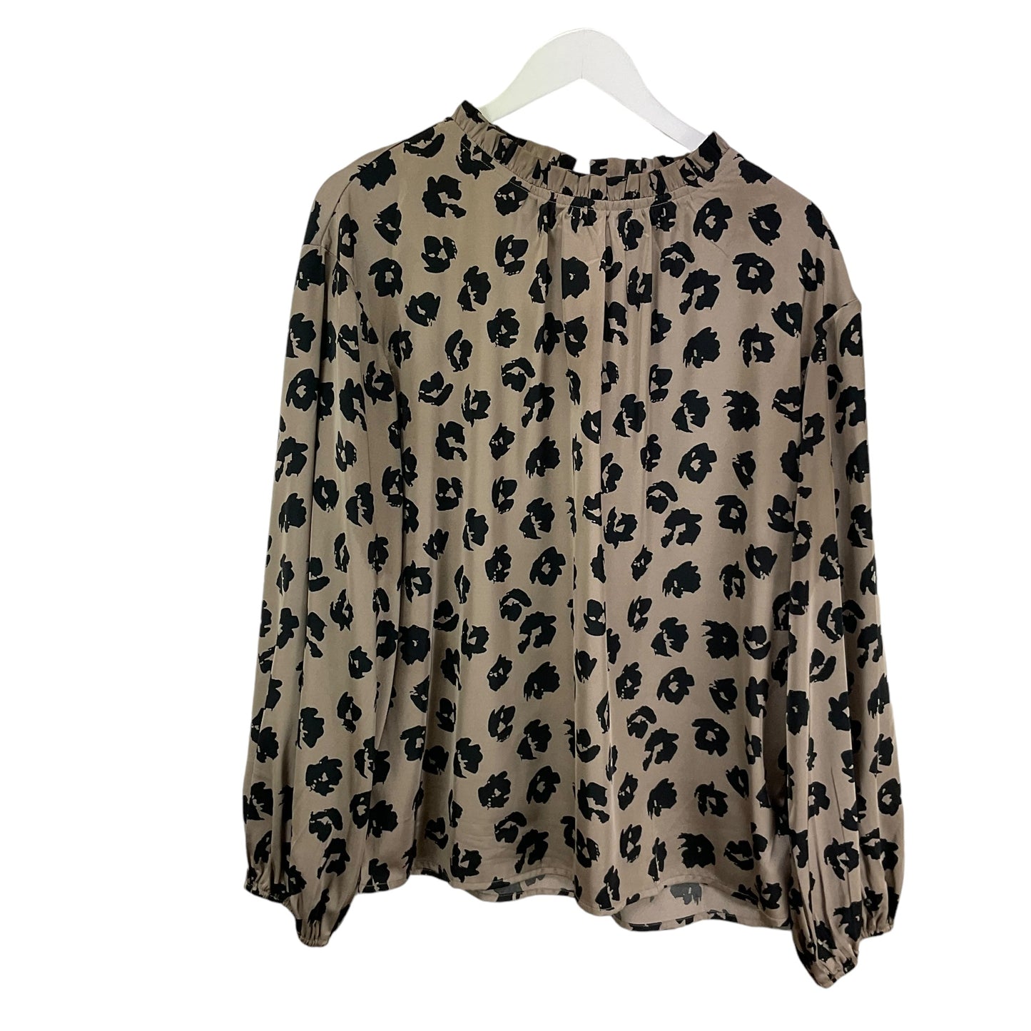 Top Long Sleeve By Otbt In Brown, Size: Xl