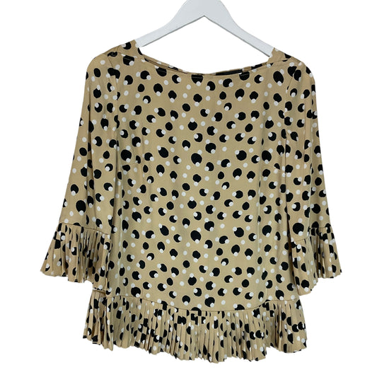 Top Long Sleeve By Limited In Brown, Size: Xs