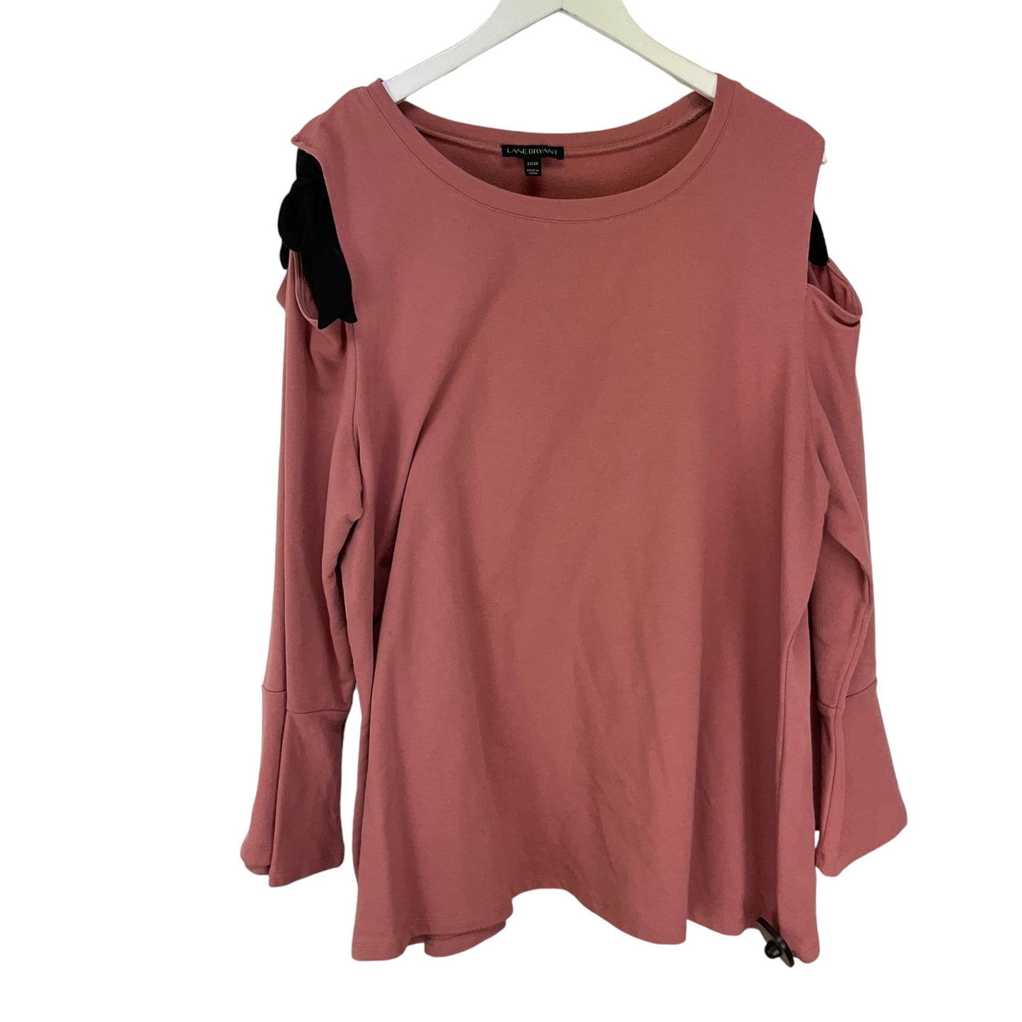 Top Long Sleeve By Lane Bryant In Pink, Size: 22