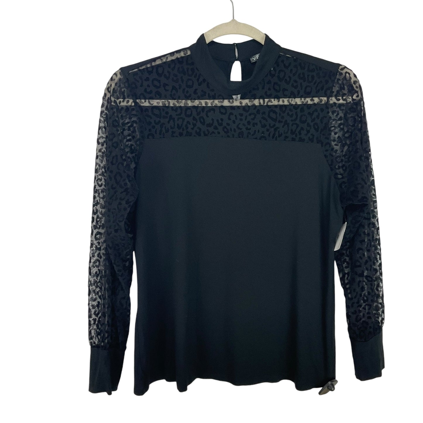 Top Long Sleeve By Venus In Black, Size: 1x