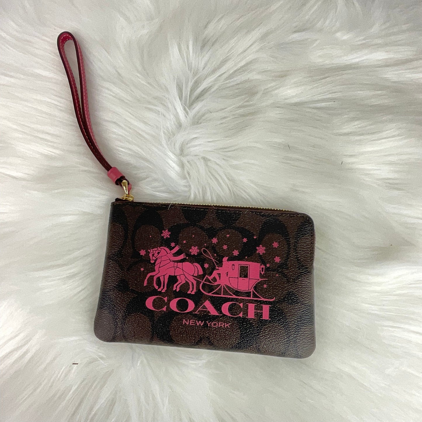 Wristlet Designer By Coach, Size: Medium