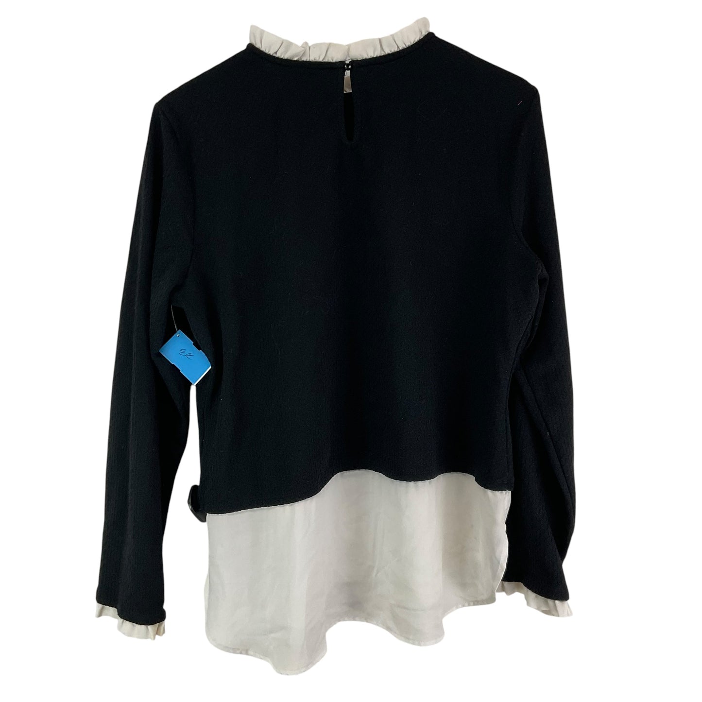 Top Long Sleeve By Elle In Black, Size: Xl