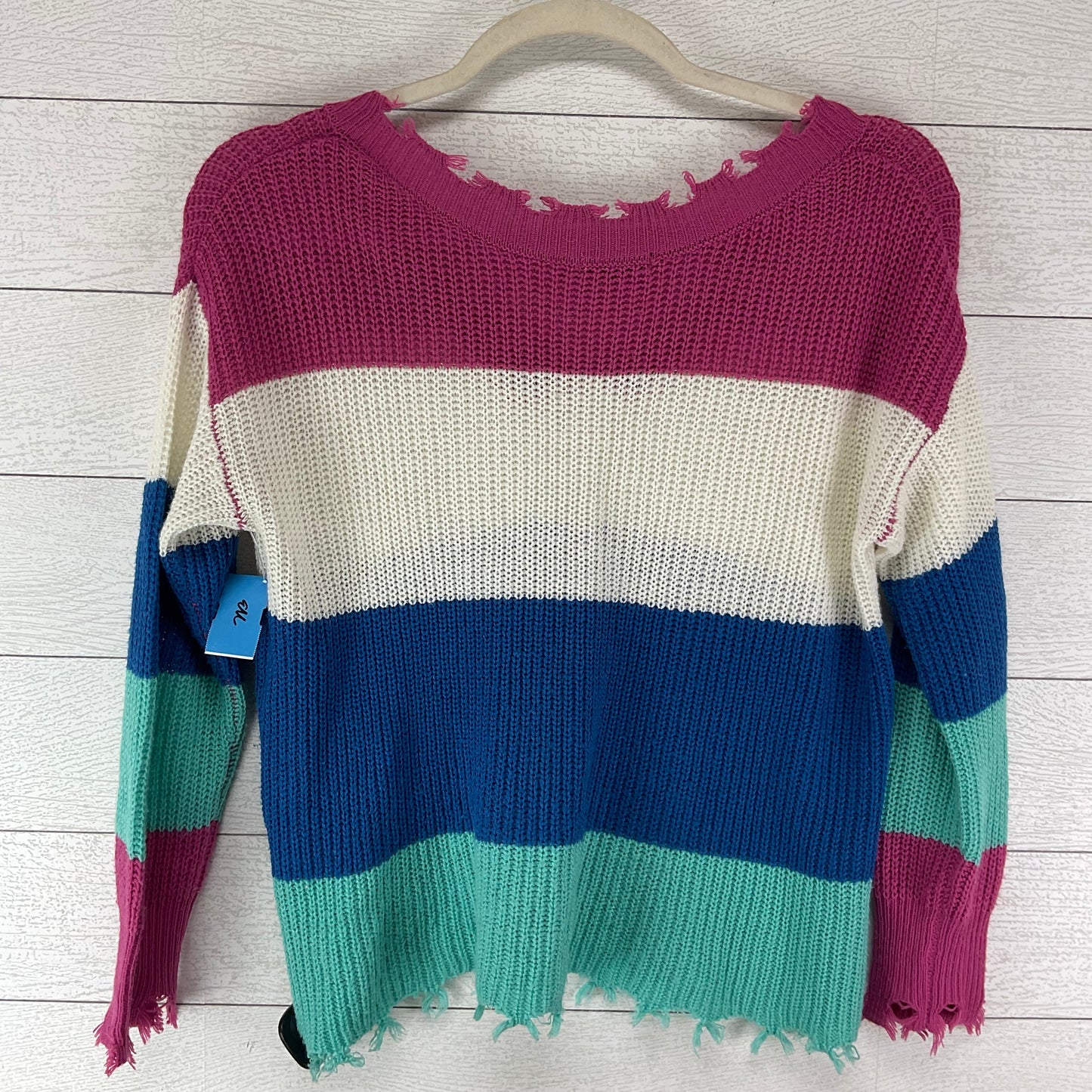 Sweater By Simply Southern In Pink, Size: M