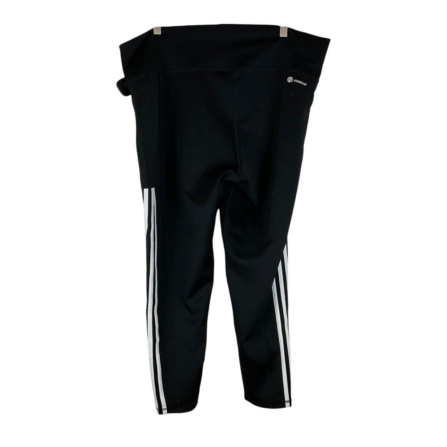 Athletic Leggings By Adidas In Black, Size: 2x