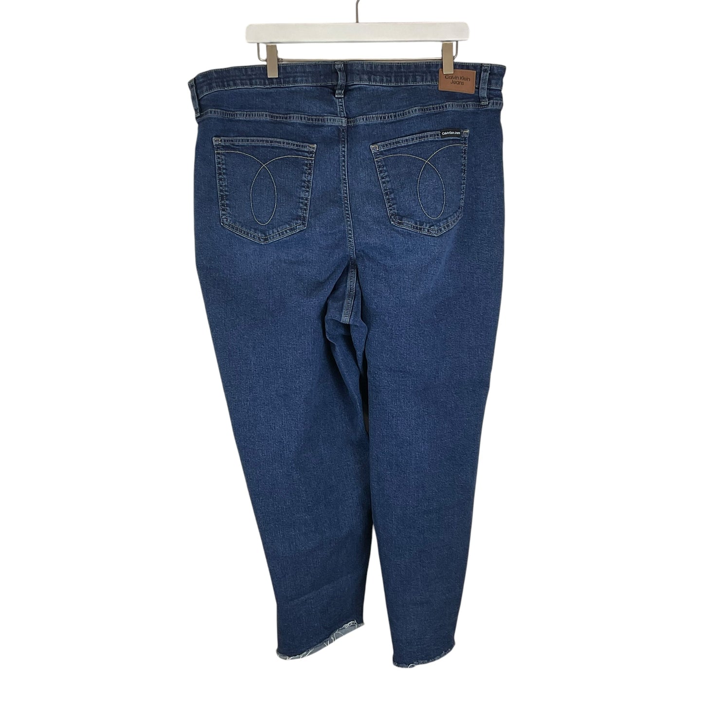 Jeans Skinny By Calvin Klein In Blue Denim, Size: 20