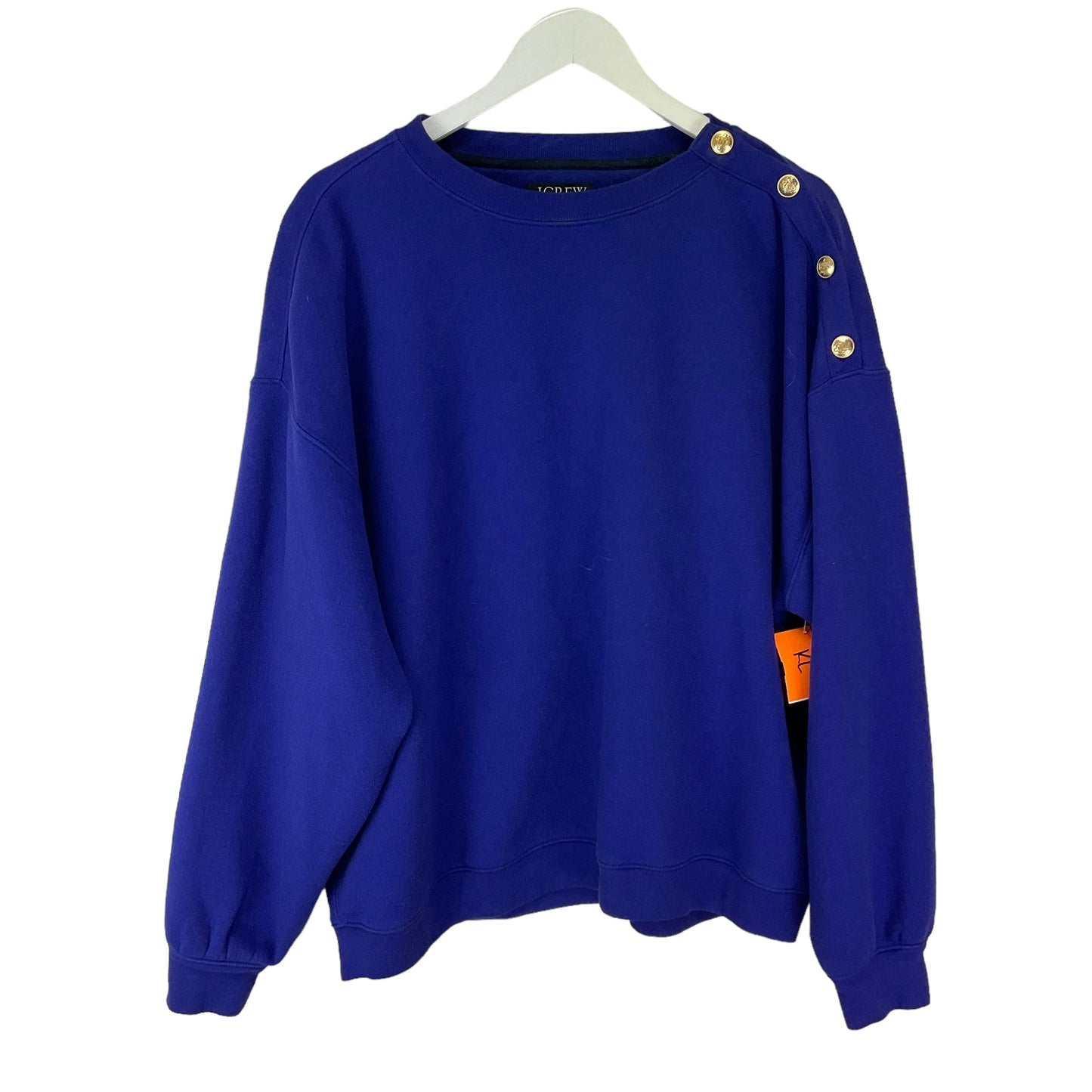 Sweatshirt Crewneck By J Crew In Blue, Size: Xxl