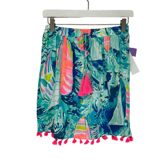 Blue & Pink Skirt Designer Lilly Pulitzer, Size Xxs
