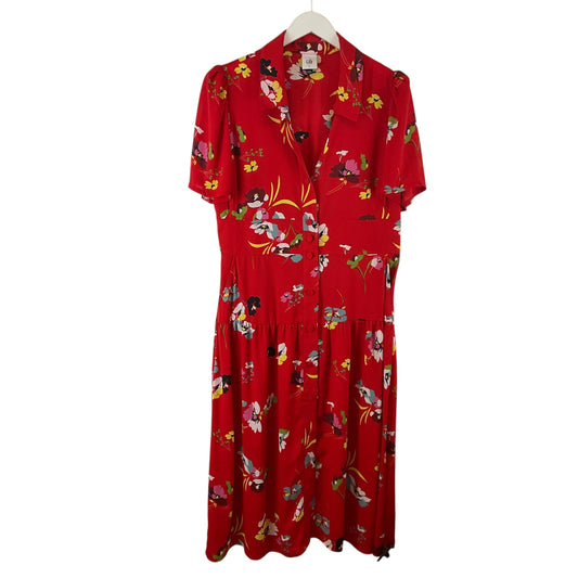 Dress Casual Maxi By Cabi In Red, Size: L