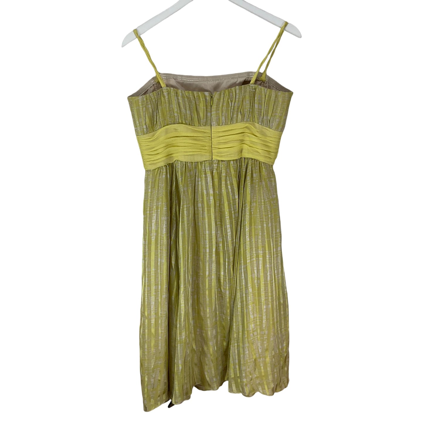 Dress Casual Short By Bcbgmaxazria In Yellow, Size: M