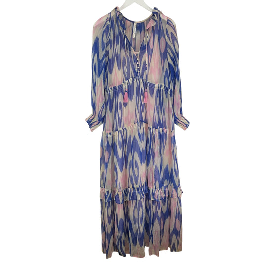 Dress Casual Maxi By Anthropologie In Pink & Purple, Size: Xs