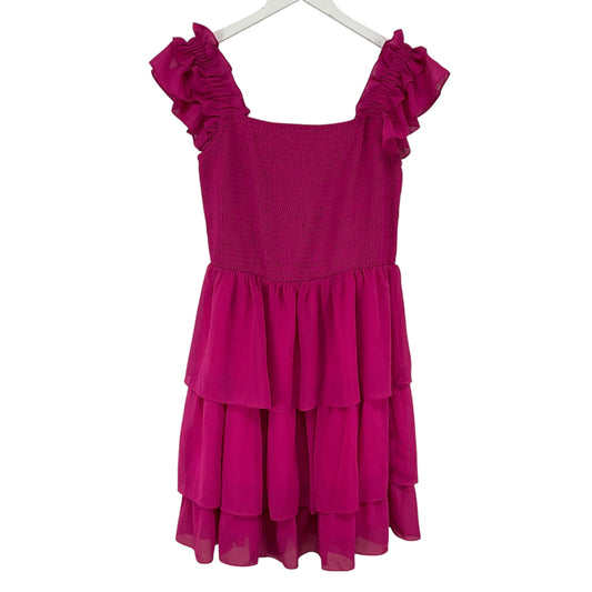 Dress Casual Short By Clothes Mentor In Pink, Size: Xl