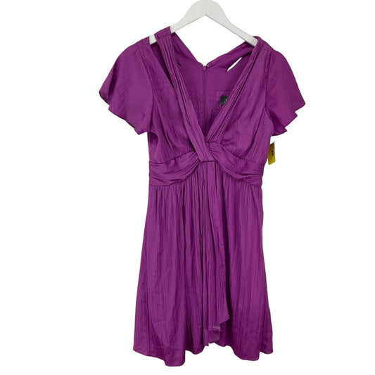 Dress Casual Short By Anthropologie In Purple, Size: M