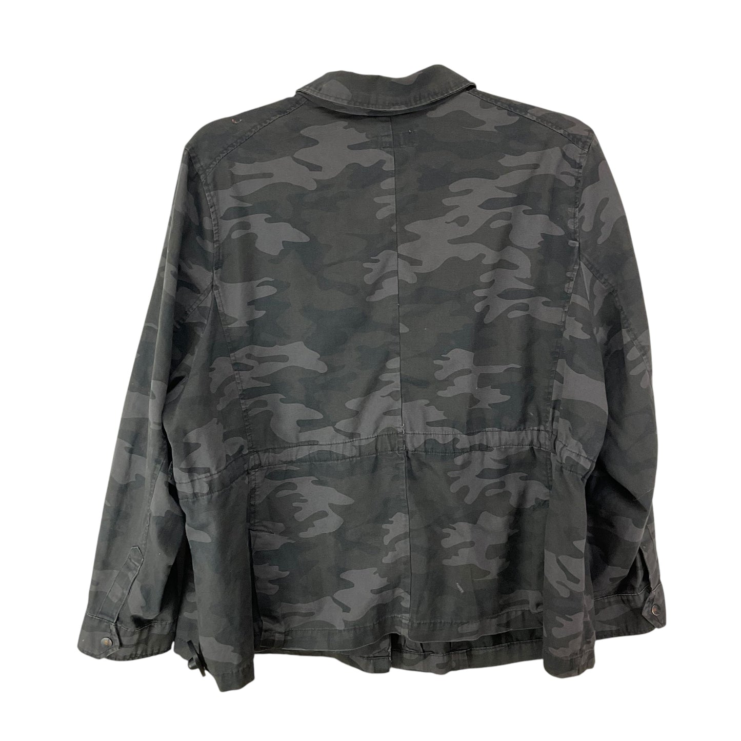 Jacket Denim By Boutique + In Camouflage Print, Size: 3x