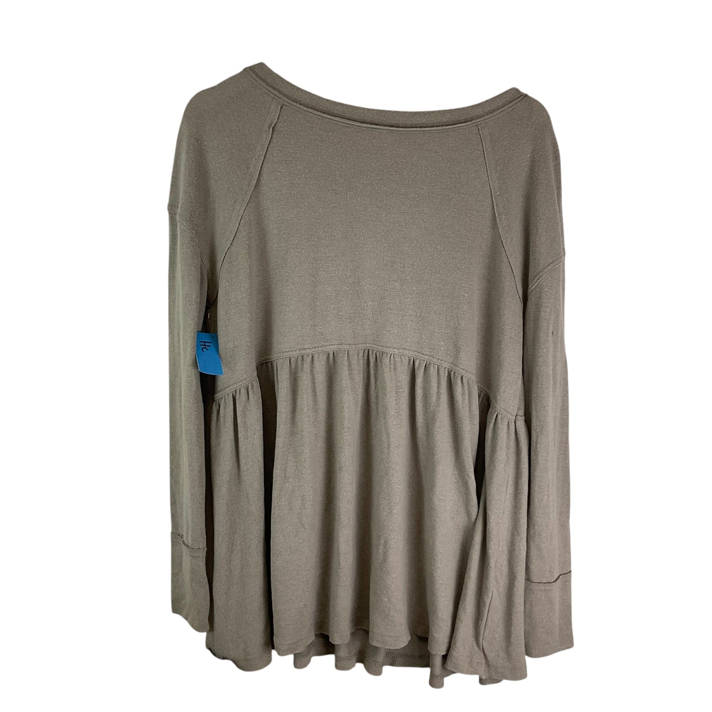 Top Long Sleeve By Free People In Grey, Size: S